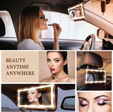 Car makeup mirror